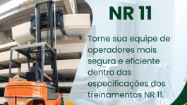 NR 11 — Operador de Máquinas Agrícolas, Empilhadeiras, Pontes Rolantes e Equipamentos.